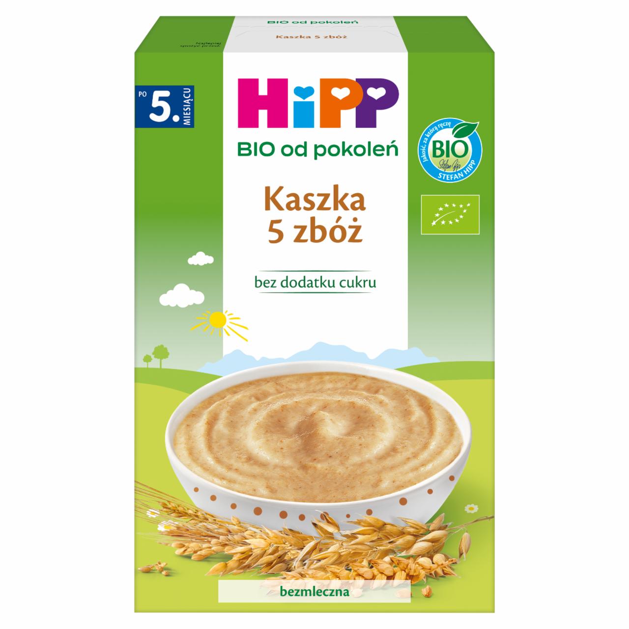 Zdjęcia - HiPP BIO Kaszka 5 zbóż po 5. miesiącu 200 g