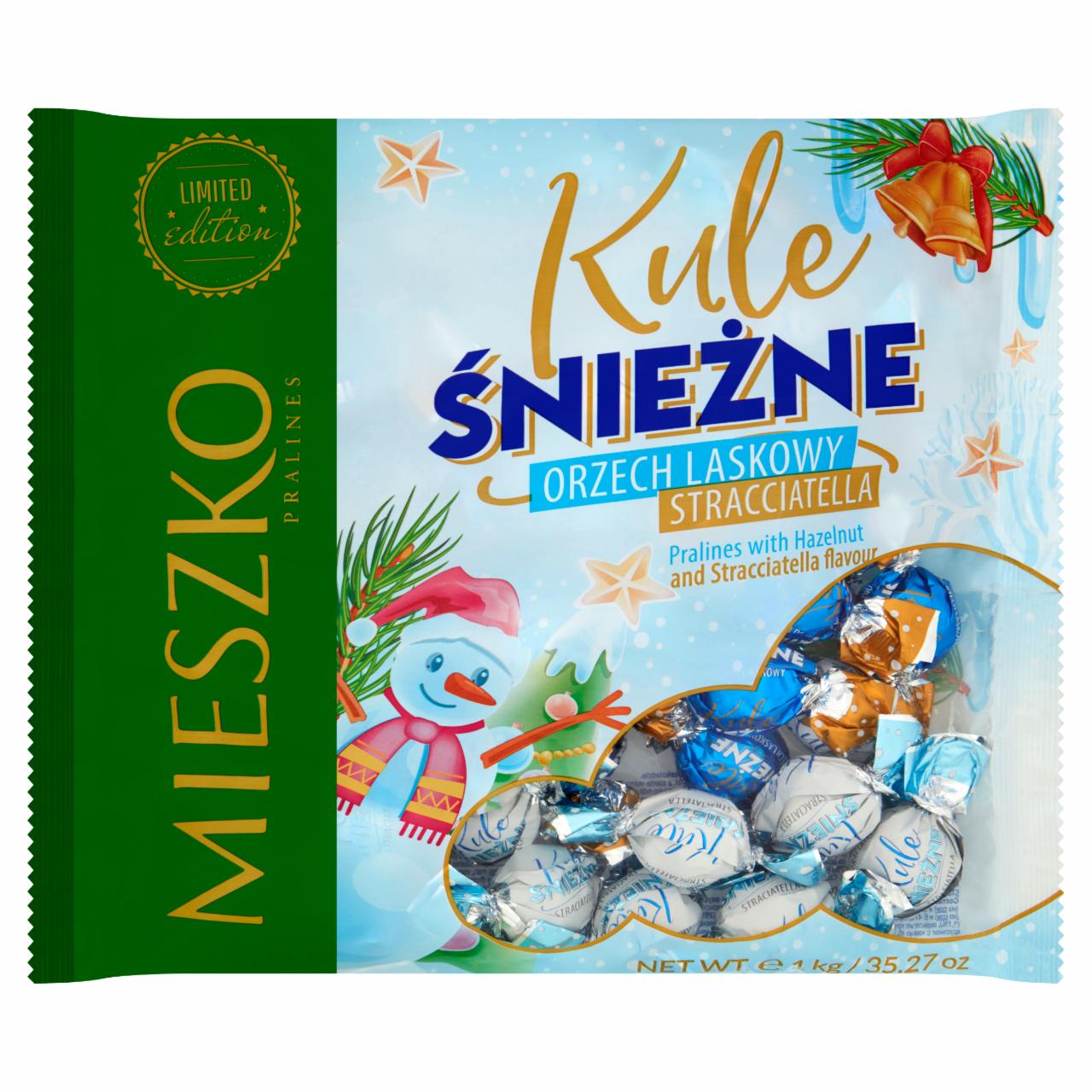 Zdjęcia - Mieszko Kule śnieżne orzech laskowy stracciatella 1 kg