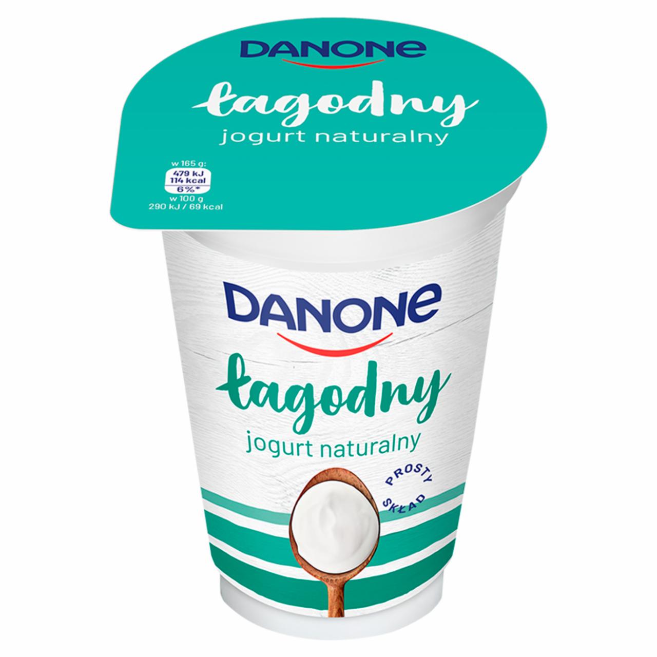 Zdjęcia - Danone łagodny Jogurt naturalny 165 g