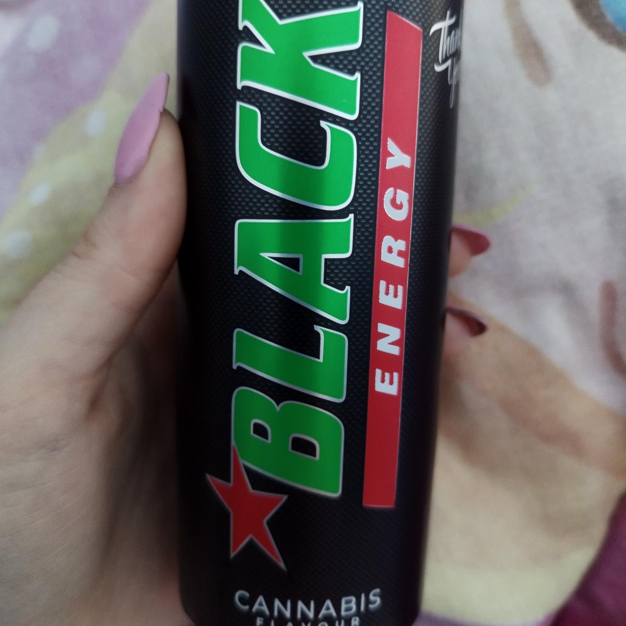 Zdjęcia - Black Energy Cannabis Gazowany napój energetyzujący 250 ml