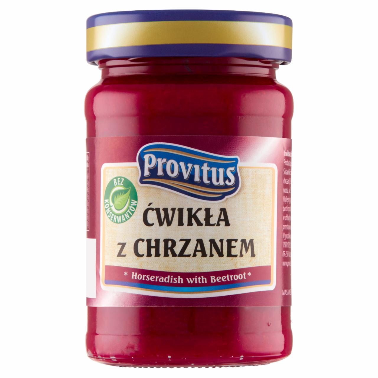 Zdjęcia - Provitus Ćwikła z chrzanem 280 g