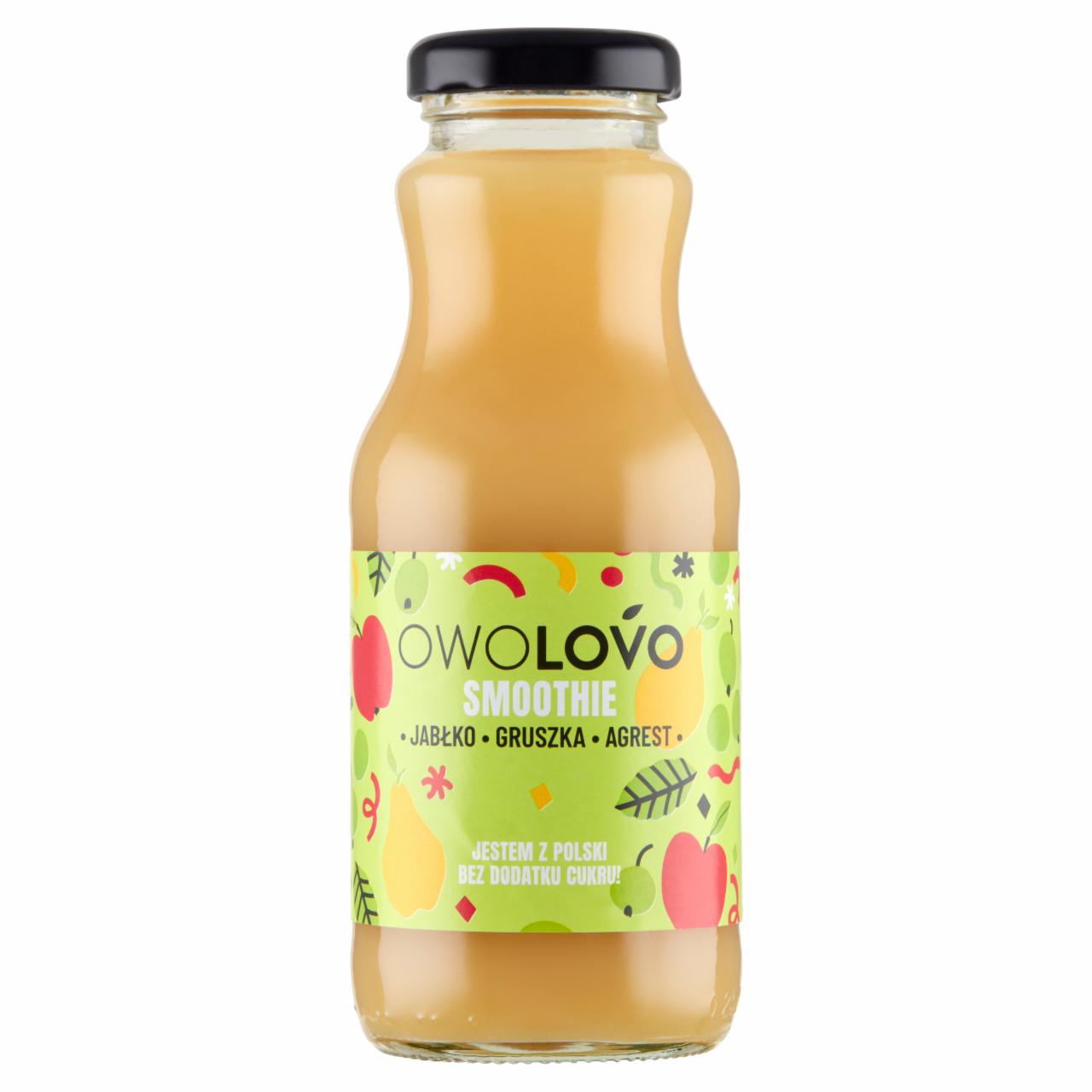 Zdjęcia - OWOLOVO Smoothie jabłko gruszka agrest 250 ml