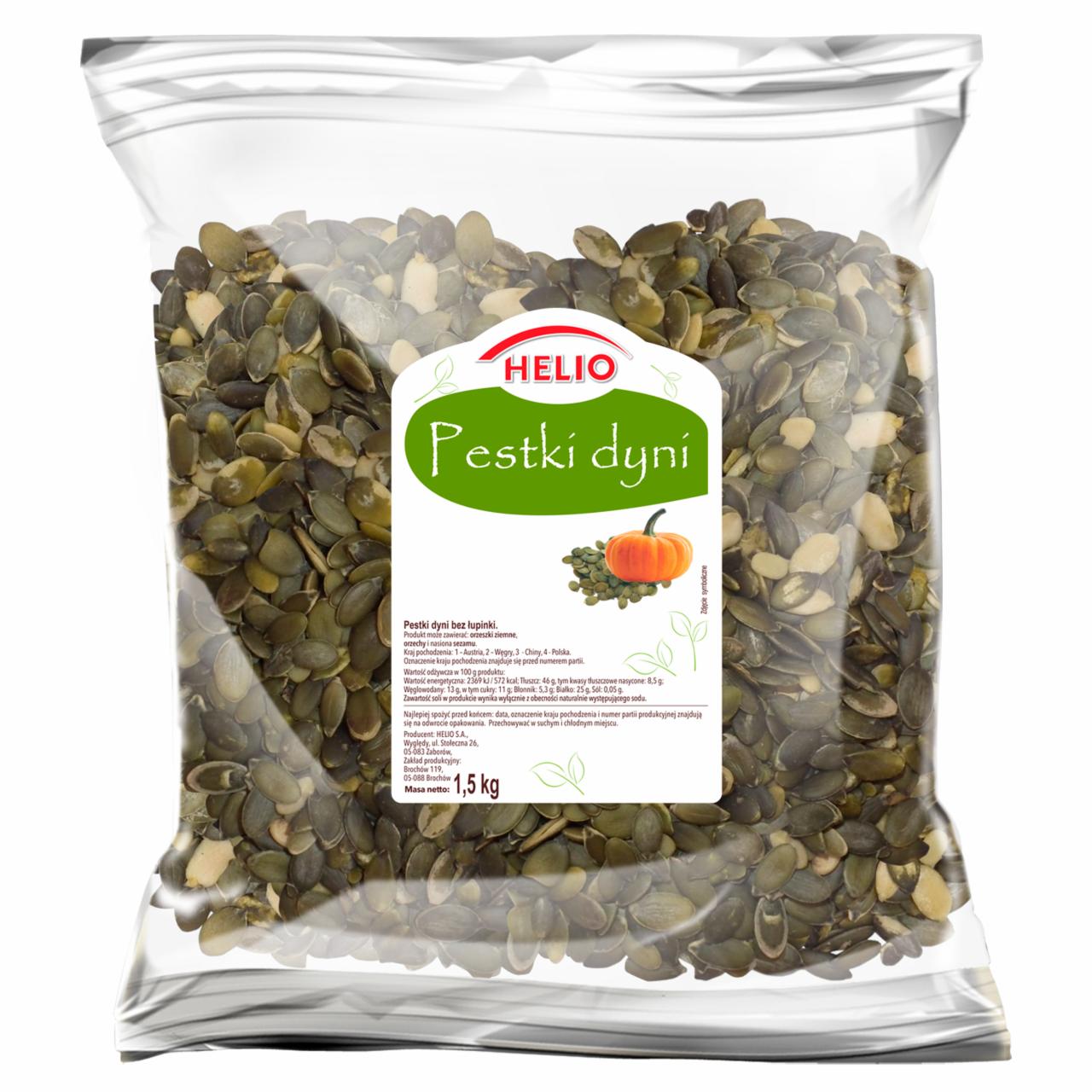 Zdjęcia - Helio Pestki dyni 1,5 kg