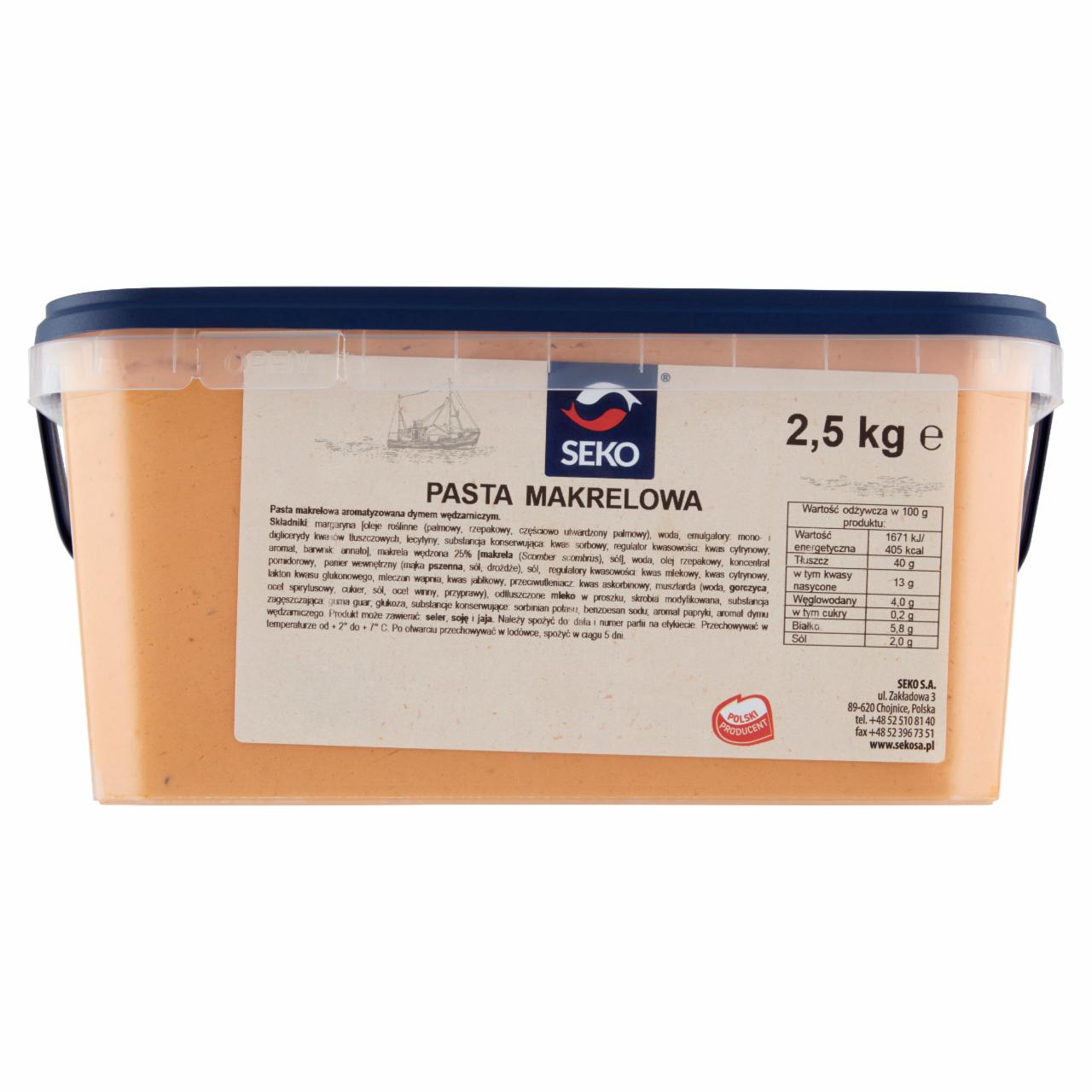 Zdjęcia - Seko Pasta makrelowa 2,5 kg