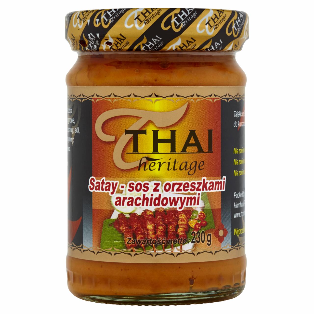 Zdjęcia - Thai Heritage Satay Sos z orzeszkami arachidowymi 230 g