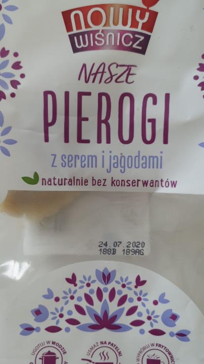 Zdjęcia - Nasze Pierogi z serem i jagodami