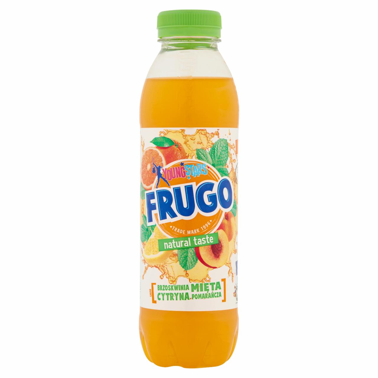 Zdjęcia - Frugo Young Stars Napój niegazowany smak brzoskwinia mięta cytryna pomarańcza 500 ml