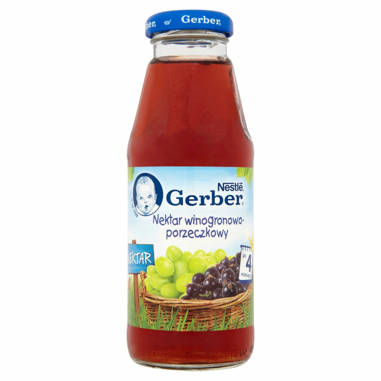 Zdjęcia - Gerber Nektar winogronowo-porzeczkowy po 4 miesiącu 300 ml