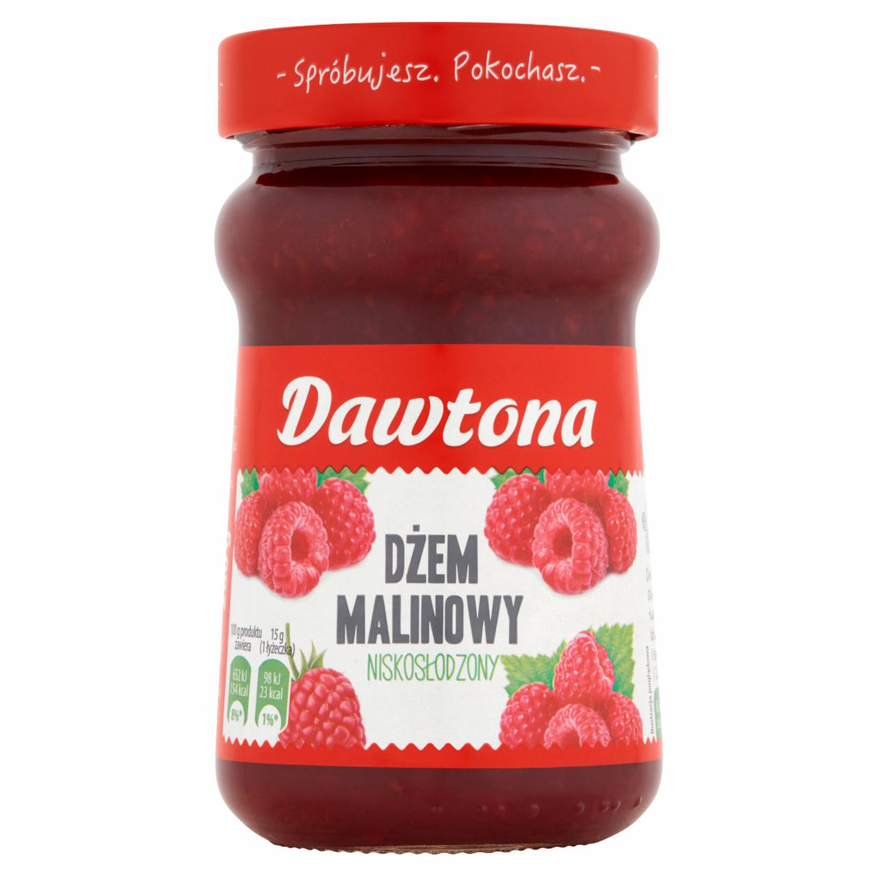 Zdjęcia - Dawtona Dżem malinowy niskosłodzony 280 g