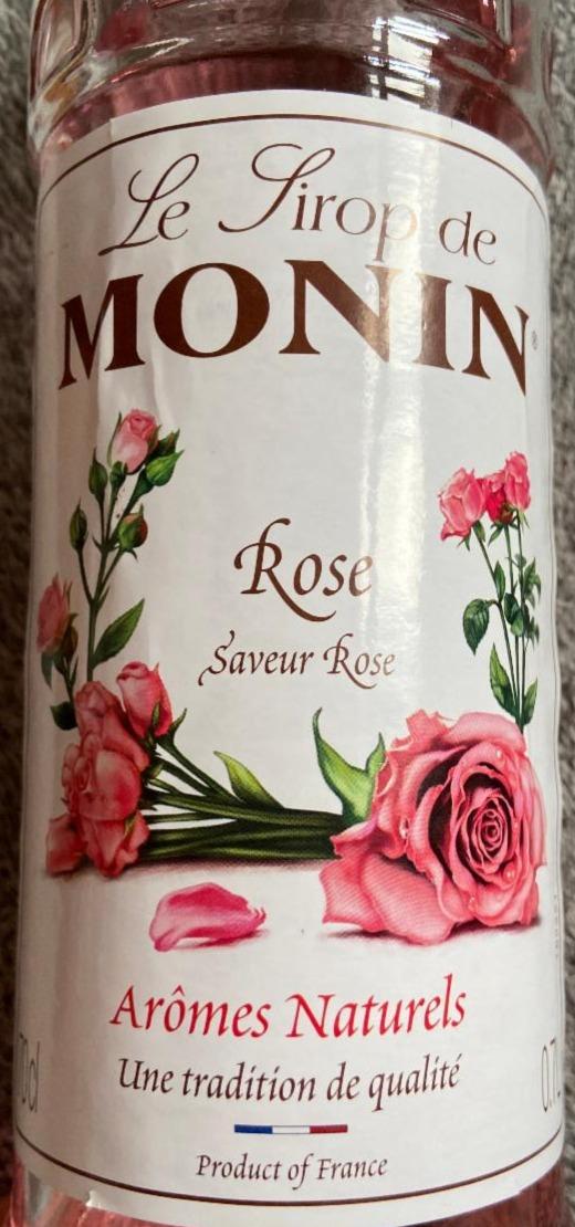 Zdjęcia - Syrop różany MONIN