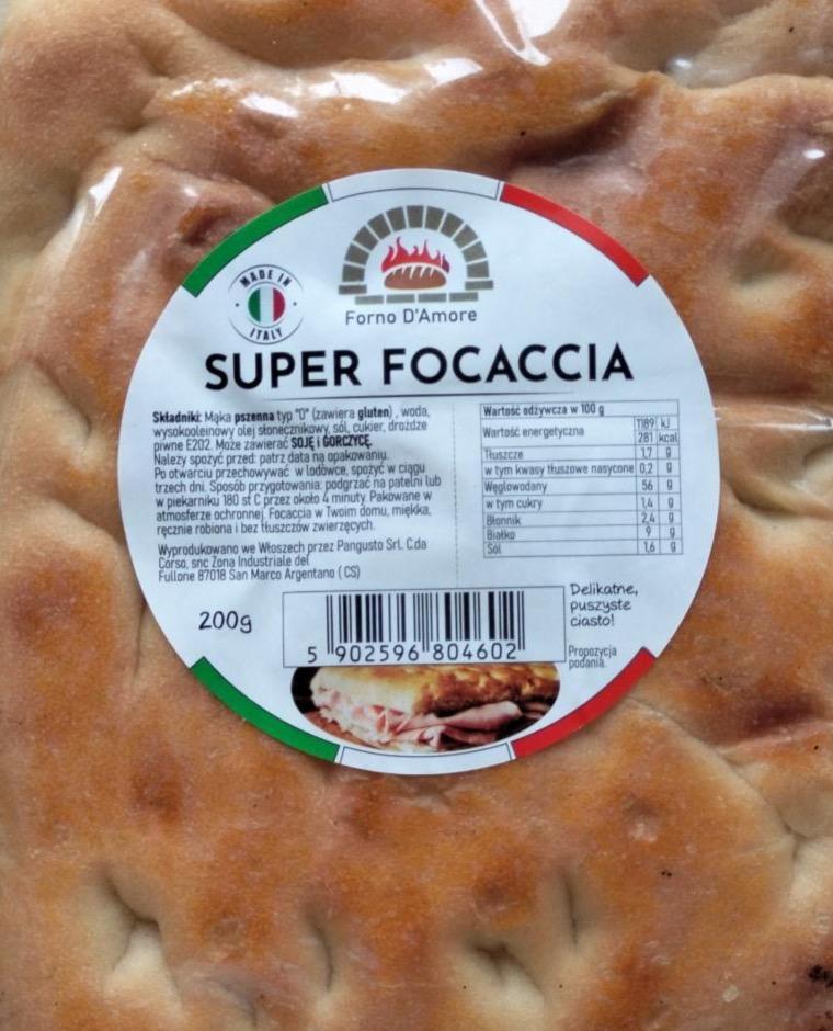 Zdjęcia - Super focaccia Forno D'Amore