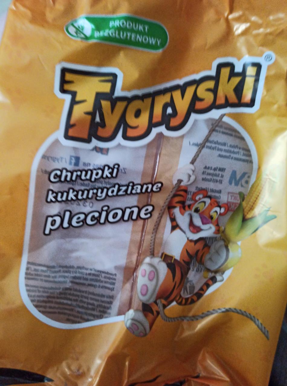 Zdjęcia - Tygryski Chrupki kukurydziane plecione 70 g