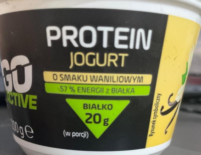 Zdjęcia - Protein jogurt o smaku waniliowym Go Active