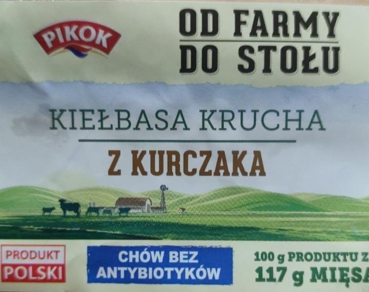 Zdjęcia - Od farmy do stołu kiełbasa krucha z kurczaka PIKOK