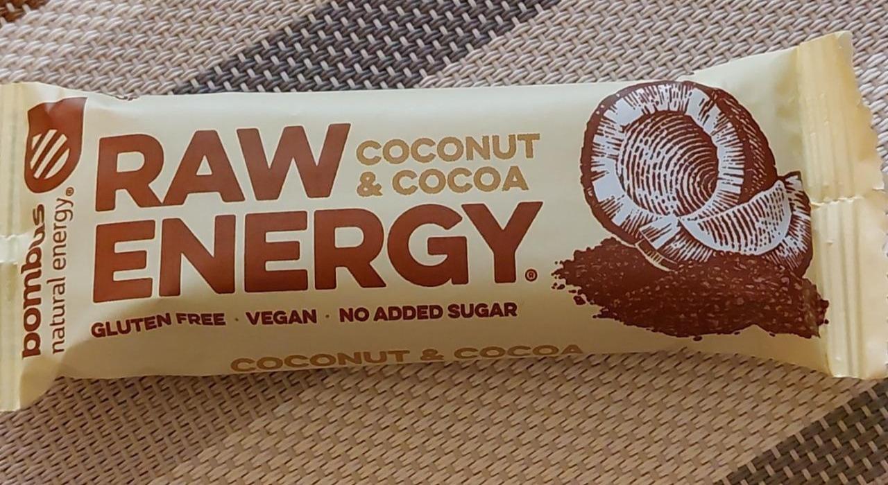 Zdjęcia - Raw energy coconut & cocoa Bombus