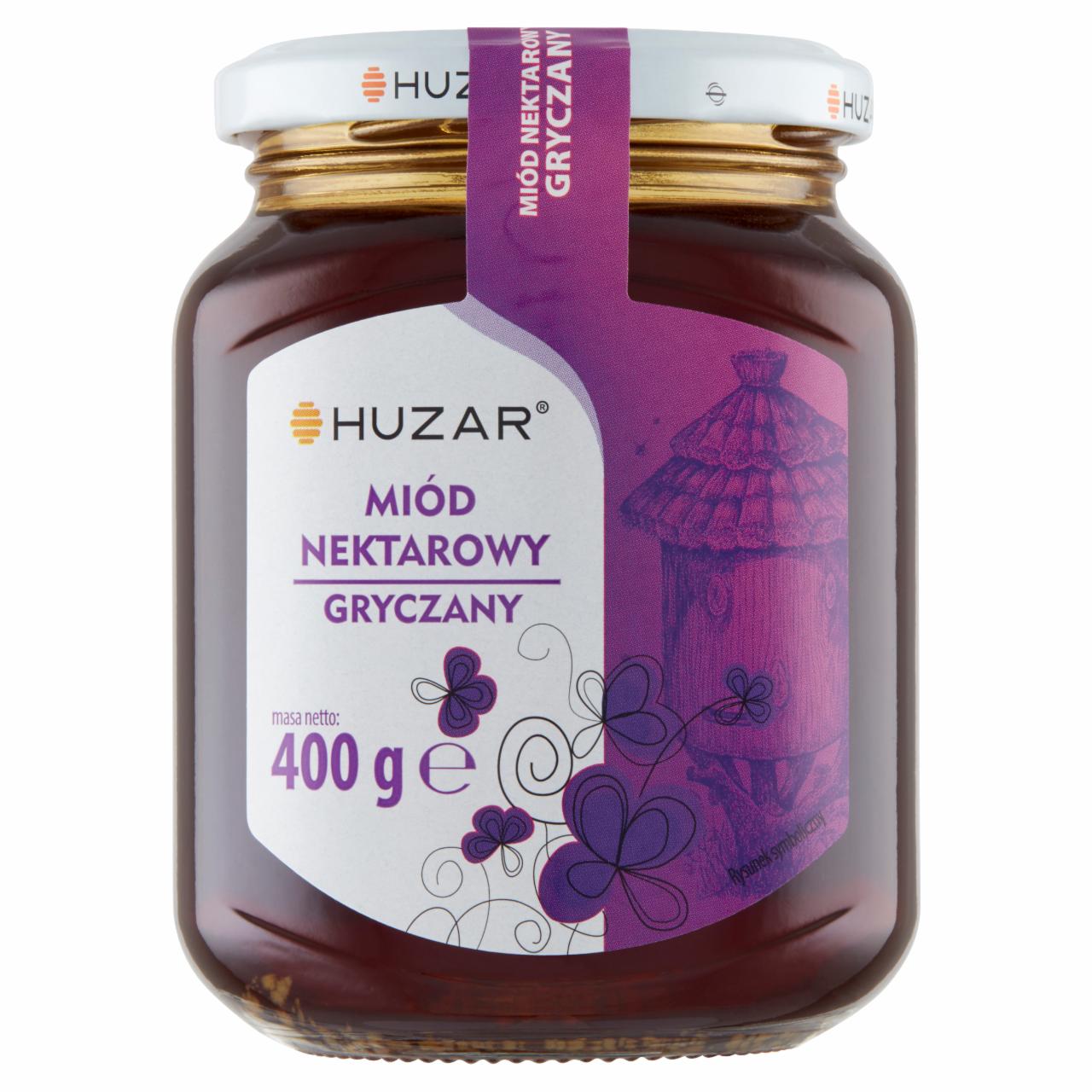 Zdjęcia - Huzar Miód nektarowy gryczany 400 g