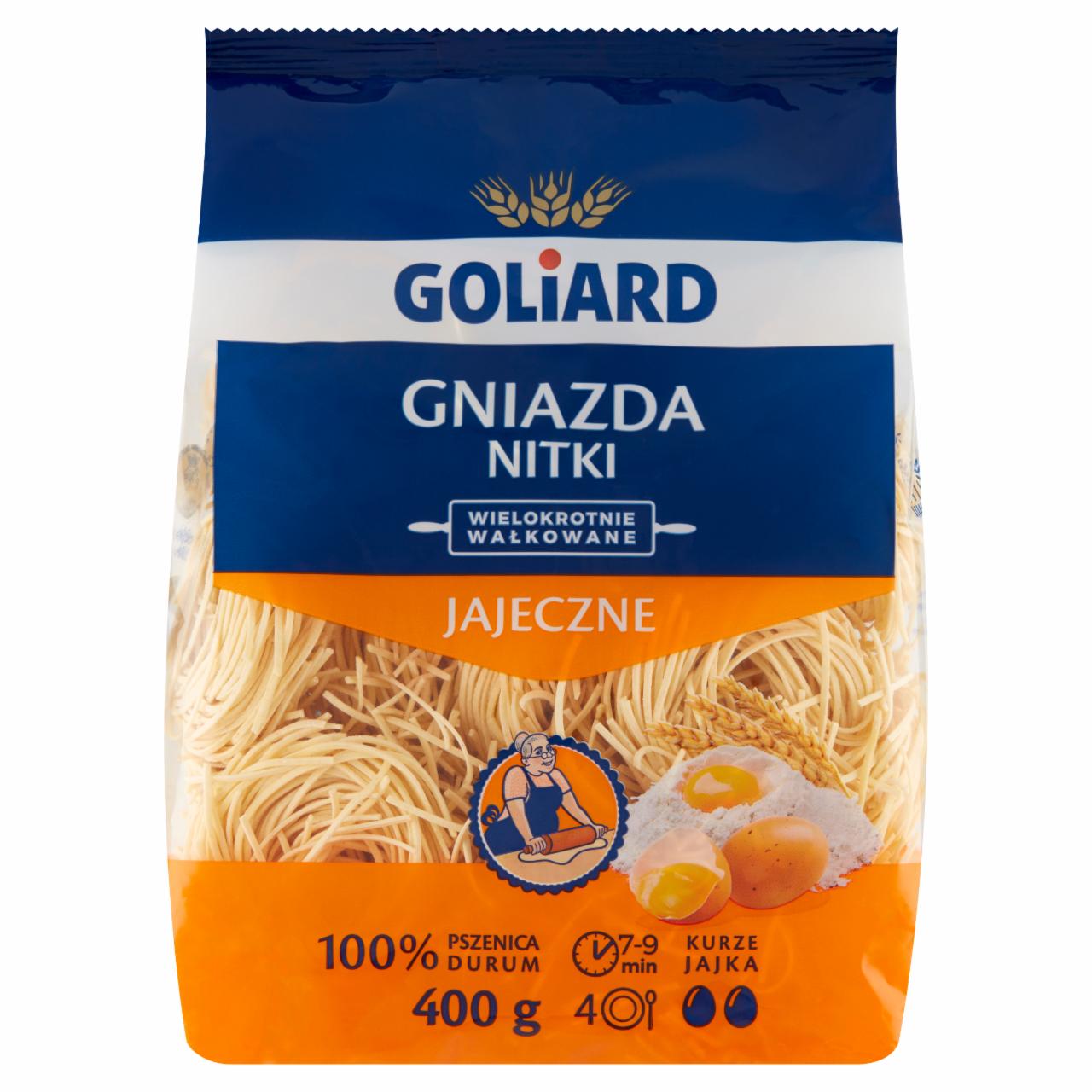 Zdjęcia - Goliard Makaron 2-jajeczny gniazda nitki 400 g