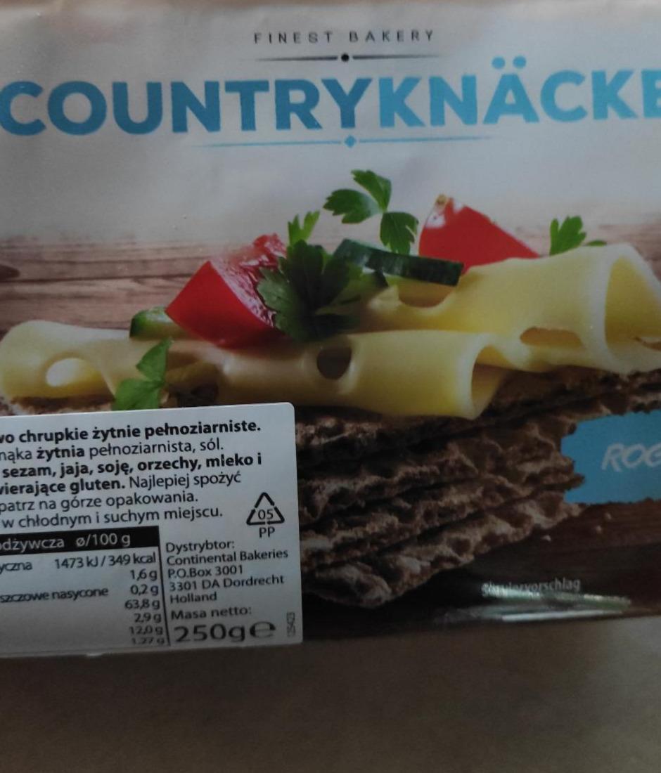 Zdjęcia - Pieczywo chrupkie żytnie pełnoziarniste Countryknacke