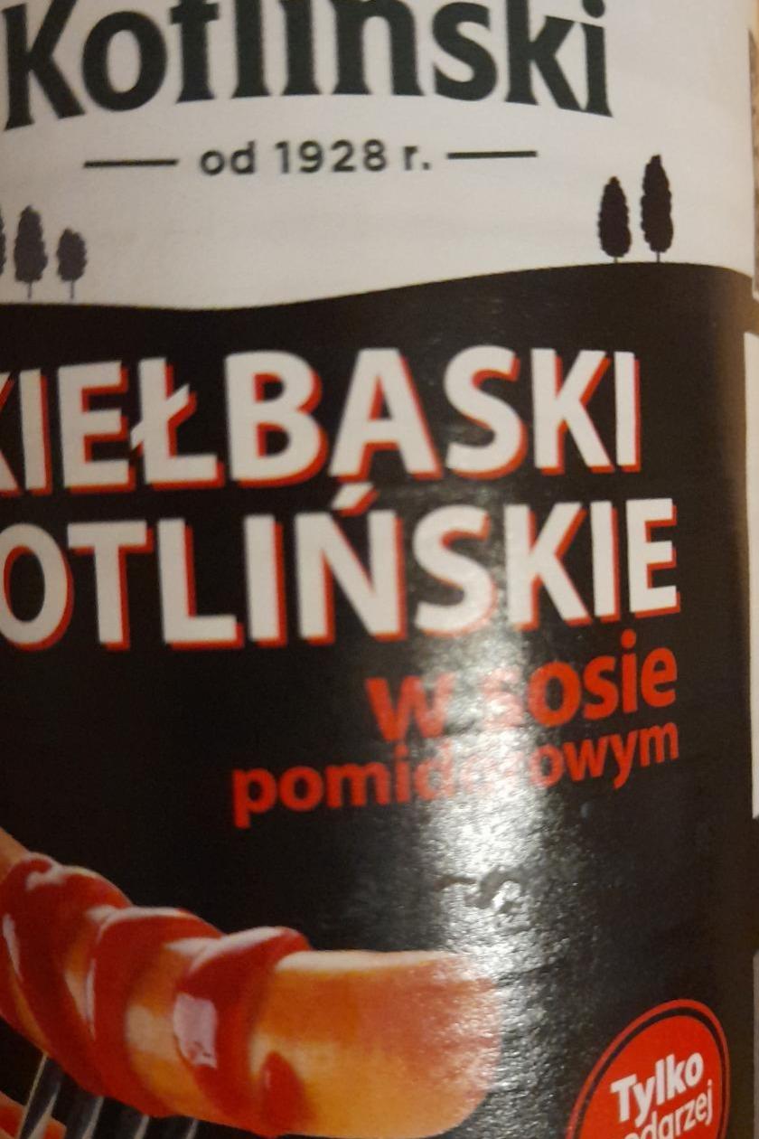 Zdjęcia - Kiełbaski kotlińskie w sosie pomidorowym Kotliński