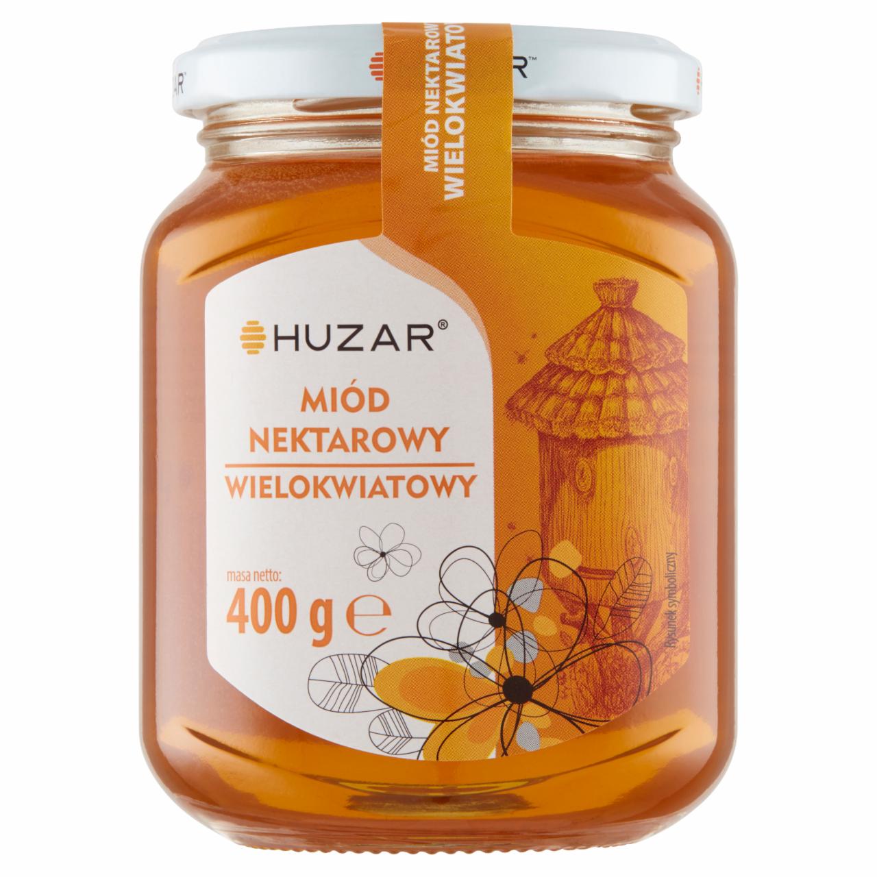 Zdjęcia - Huzar Miód nektarowy wielokwiatowy 400 g