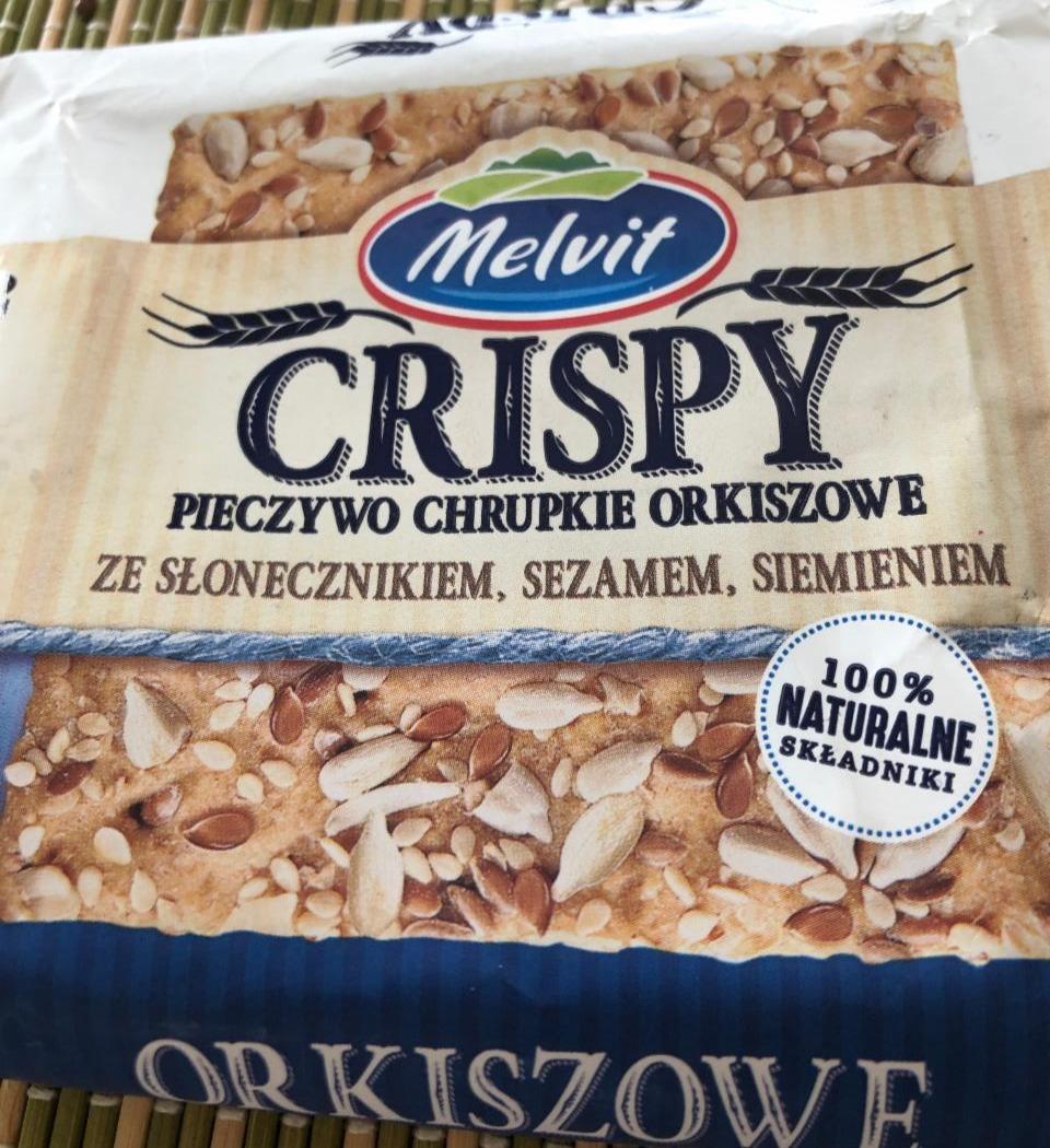 Zdjęcia - Crispy Pieczywo chrupkie orkiszowe ze słonecznikiem, sezamem i siemieniem Melvit