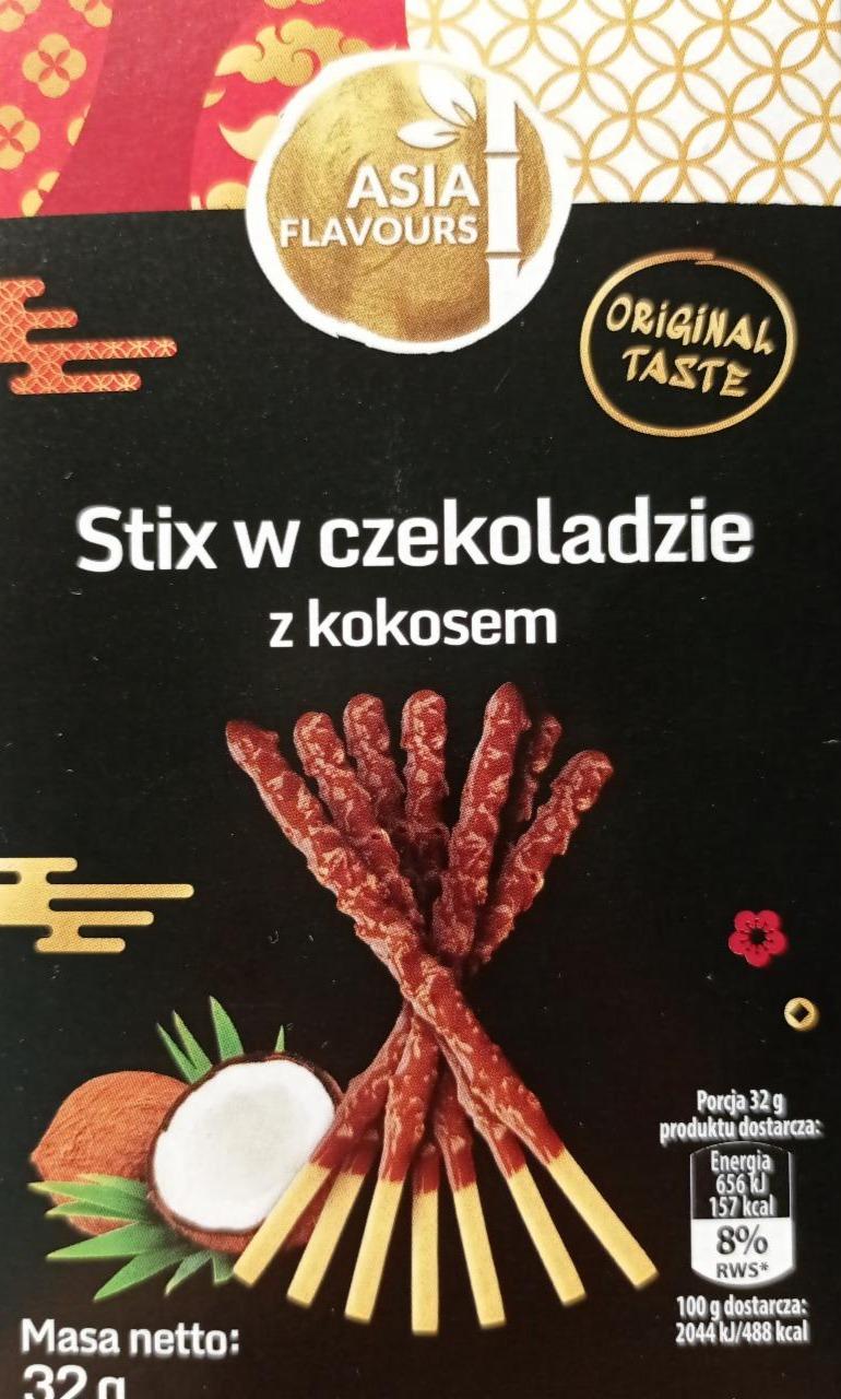 Zdjęcia - Stix w czekoladzie z kokosem asia flavours