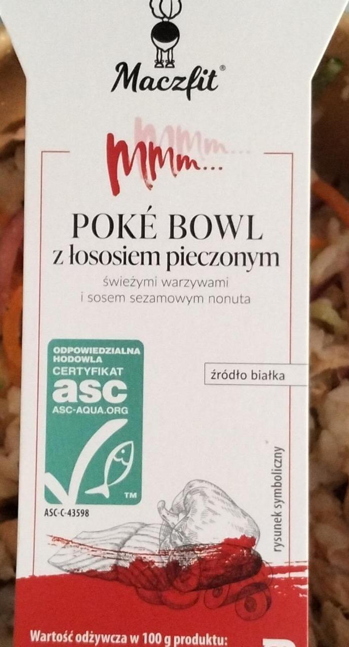 Zdjęcia - Poke bowl z łososiem pieczonym Maczfit