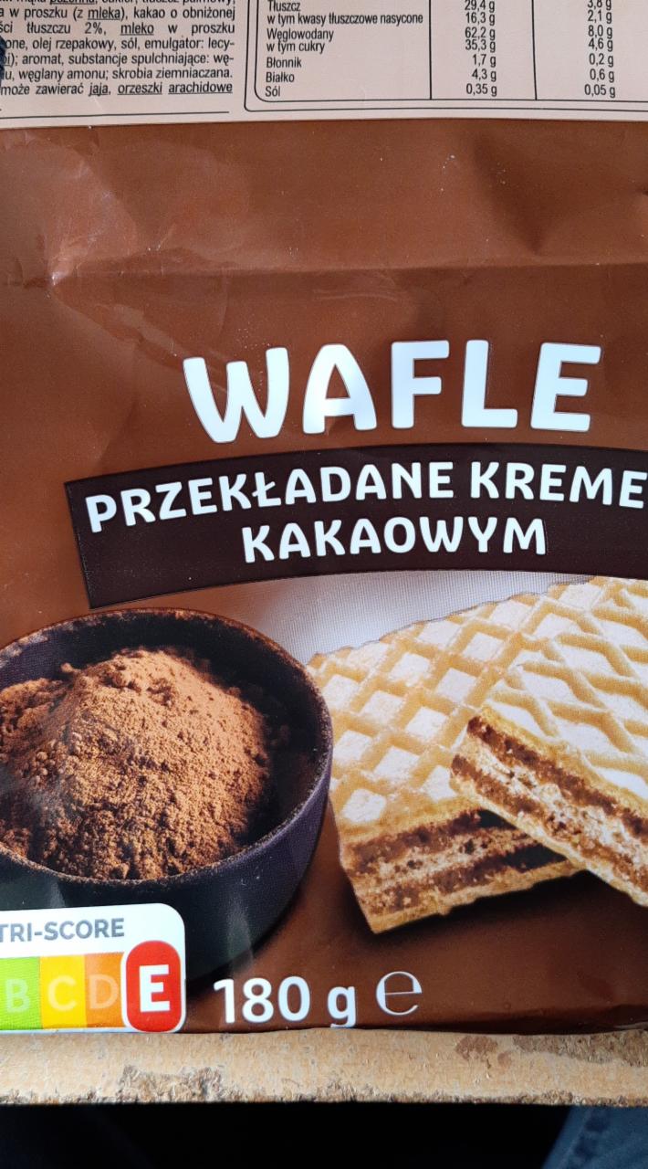 Zdjęcia - Wafle przekładane kremem kakaowym