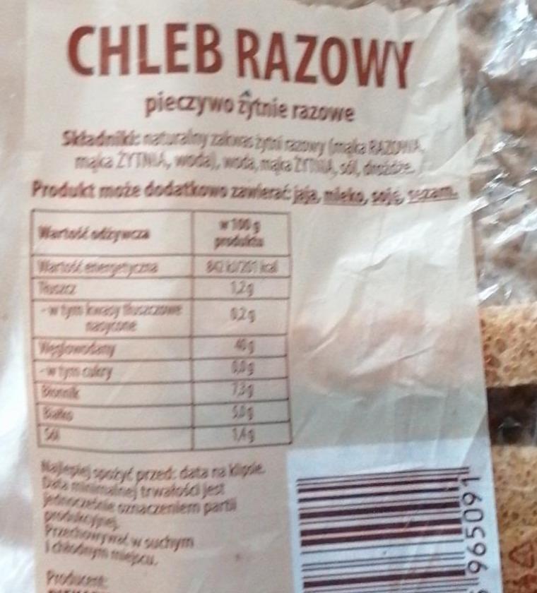 Zdjęcia - Chleb razowy pieczywo żytnie razowe