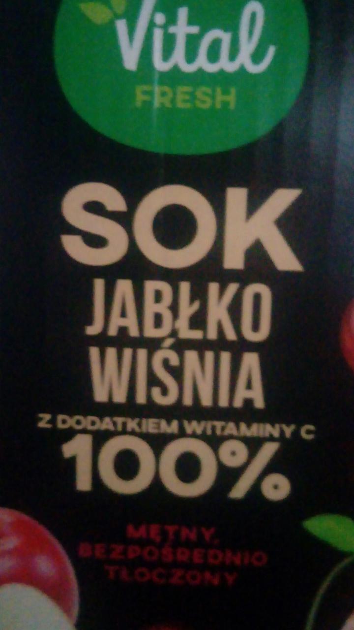 Zdjęcia - Sok jabłko wiśnia Vital fresh