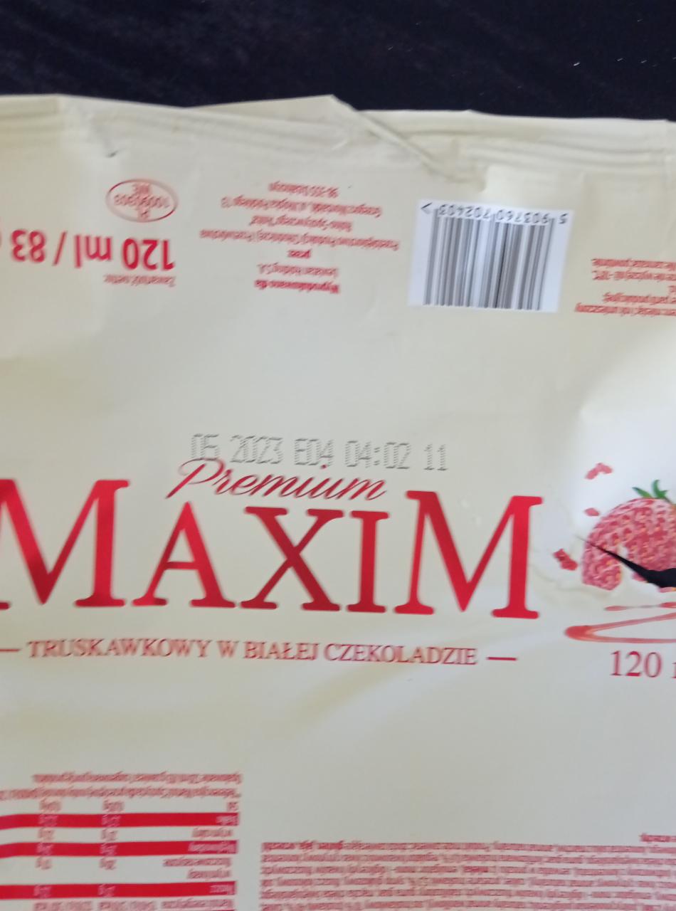 Zdjęcia - lody premium maxim