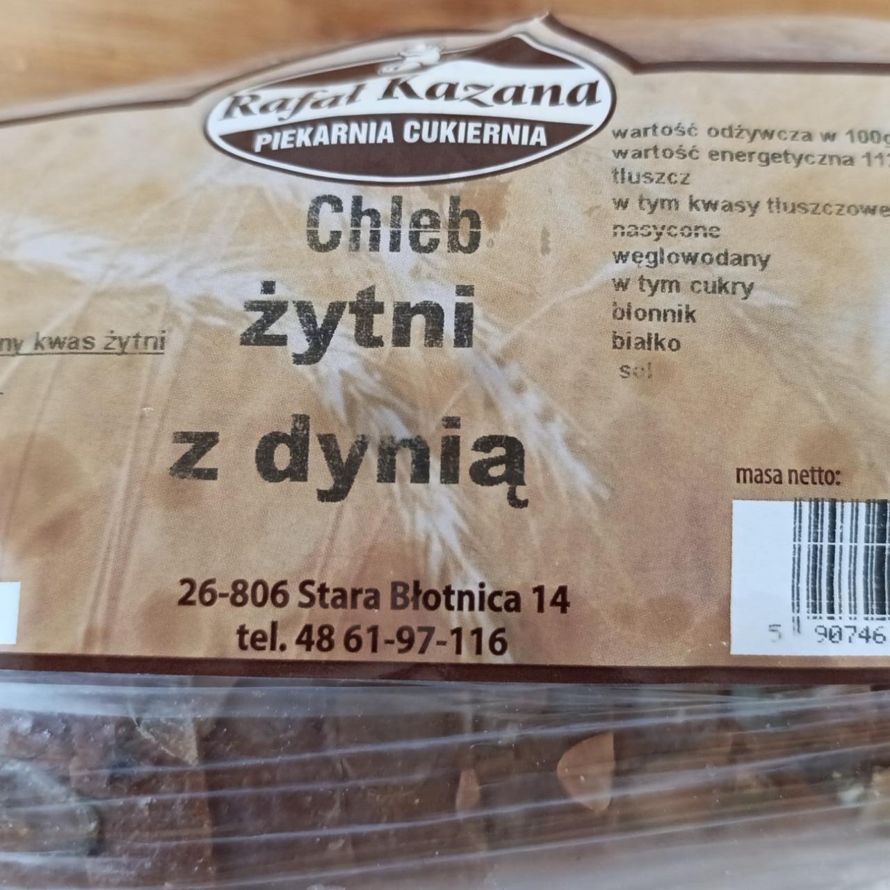 Zdjęcia - Chleb żytni z dynią Piekarnia Cukiernia Rafał Kazana