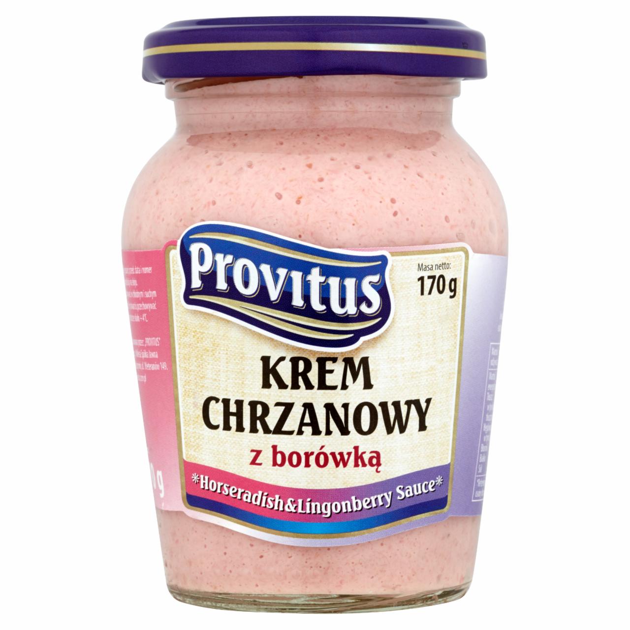 Zdjęcia - Provitus Krem chrzanowy z borówką 170 g