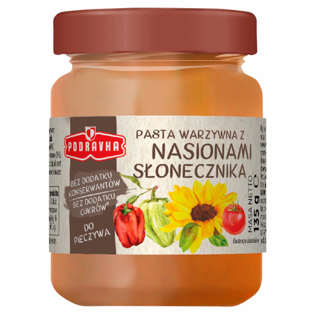 Zdjęcia - Podravka Pasta warzywna z nasionami słonecznika 135 g