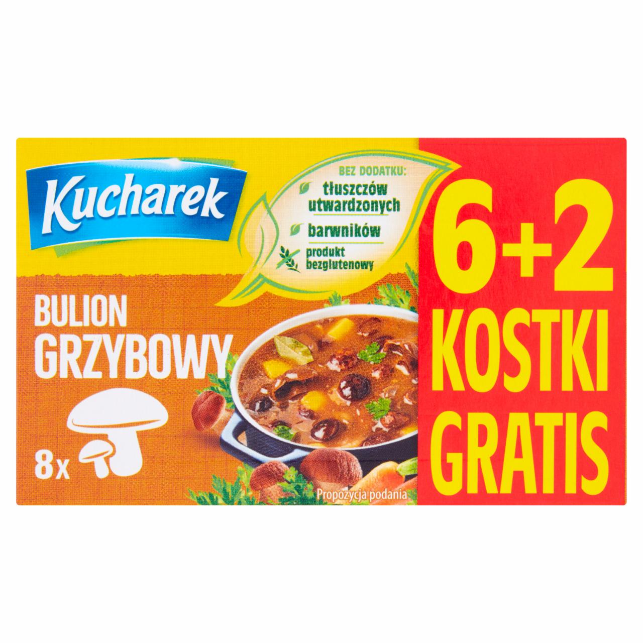 Zdjęcia - Kucharek Bulion grzybowy 80 g (8 x 10 g)