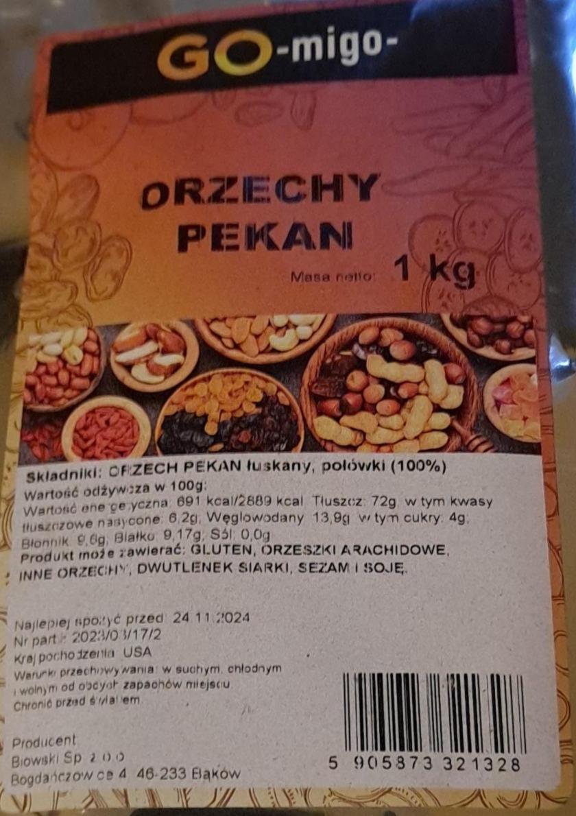 Zdjęcia - Orzechy Pekan GO migo