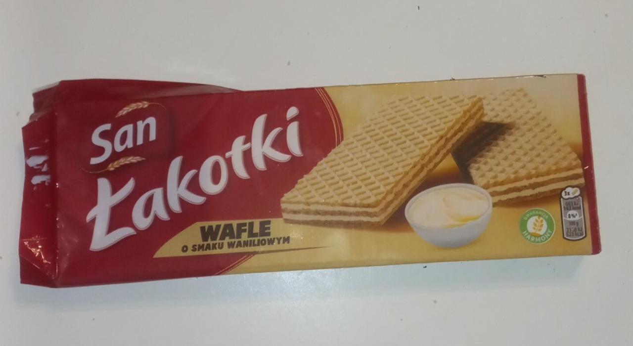 Zdjęcia - Łakotki Wafle o smaku waniliowym San