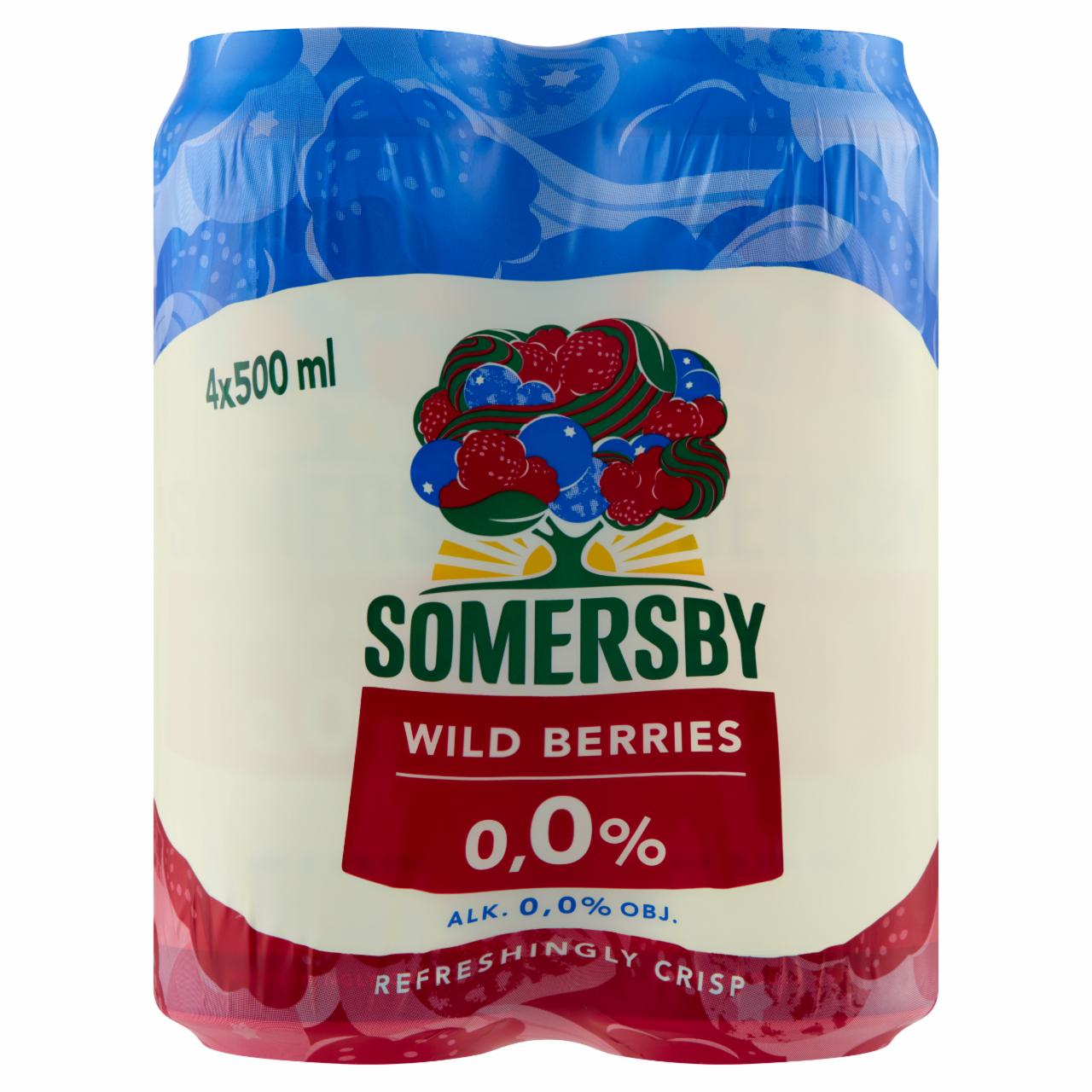 Zdjęcia - Somersby Bezalkoholowy napój piwny o smaku owoców leśnych 4 x 500 ml