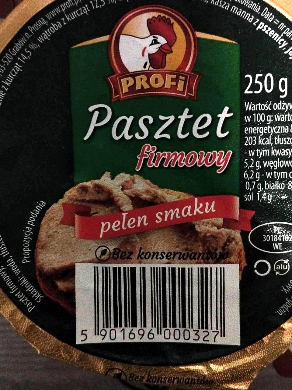 Zdjęcia - Pasztet firmowy 250 g Profi