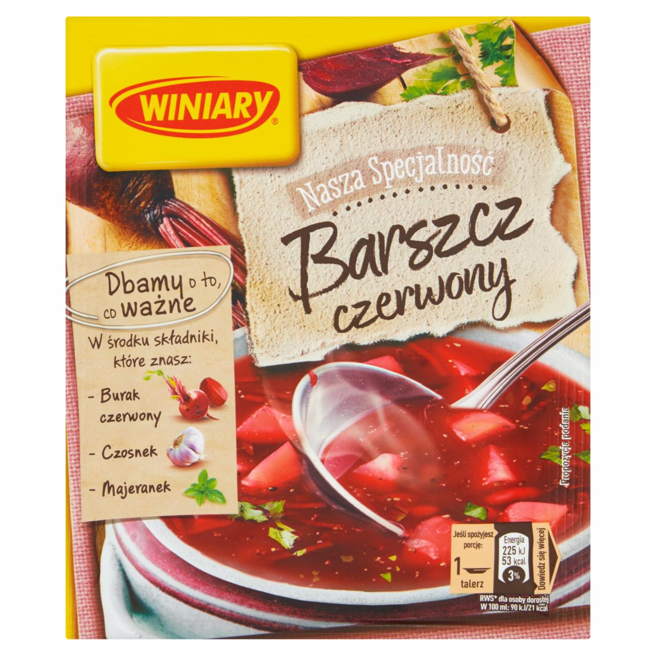 Zdjęcia - Winiary Barszcz czerwony 49 g