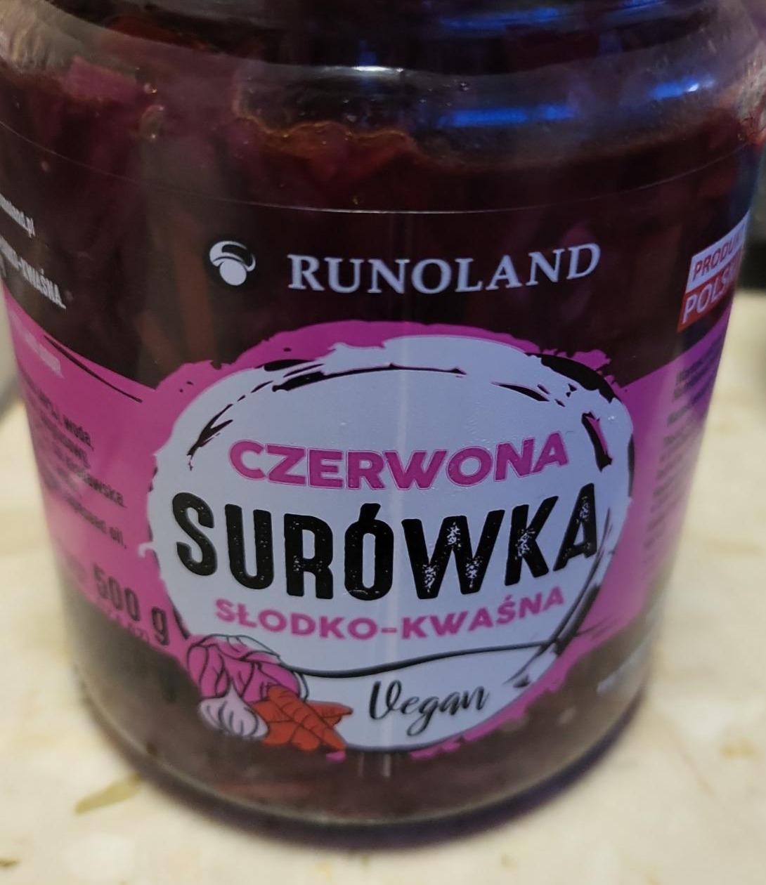 Zdjęcia - Czerwona surówka słodko-kwaśna Runoland vegan