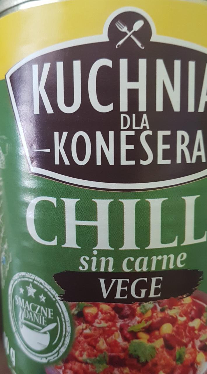 Zdjęcia - Chilli sin carne Vege Kuchnia dla Konesera