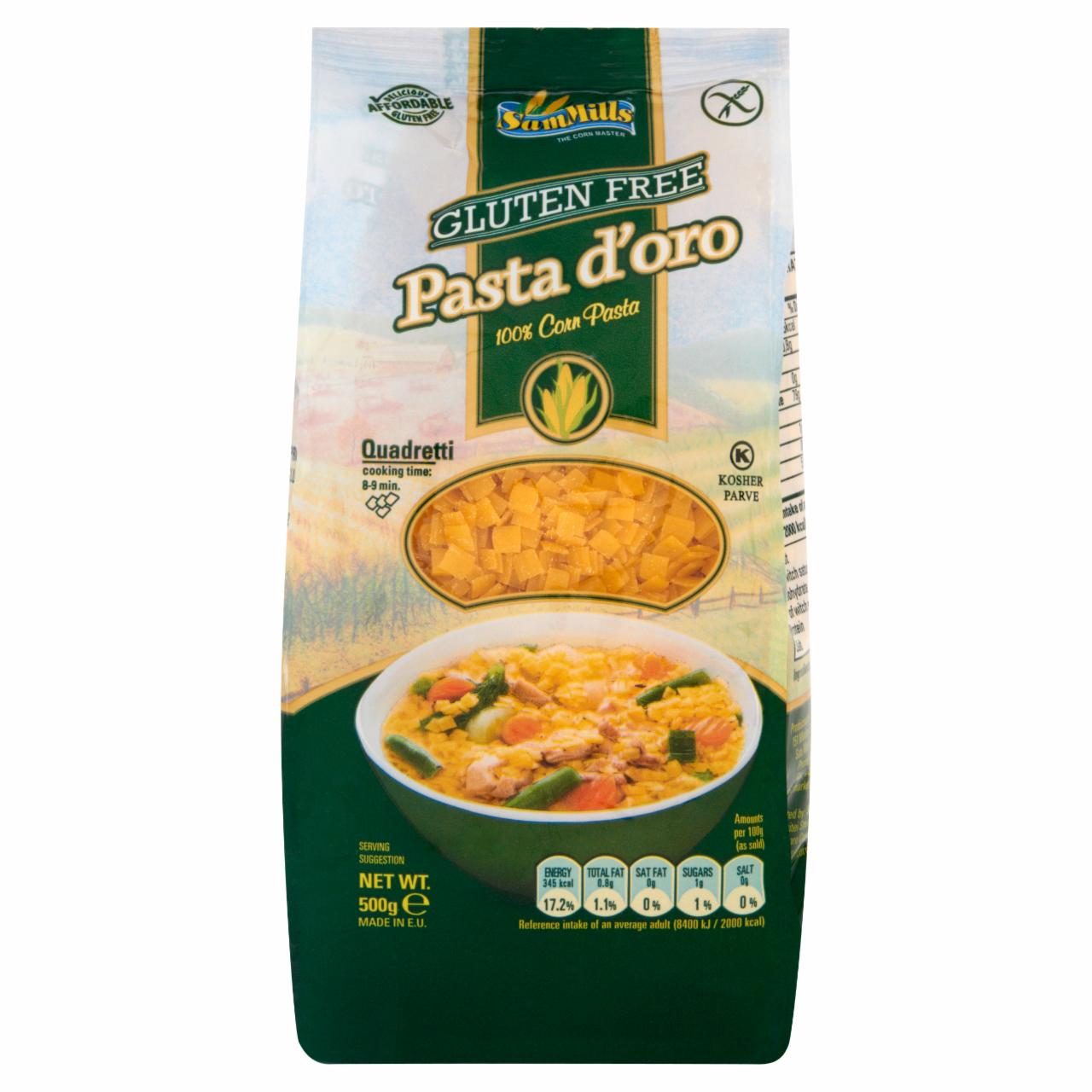 Zdjęcia - Sam Mills Makaron bezglutenowy kwadraciki 500 g