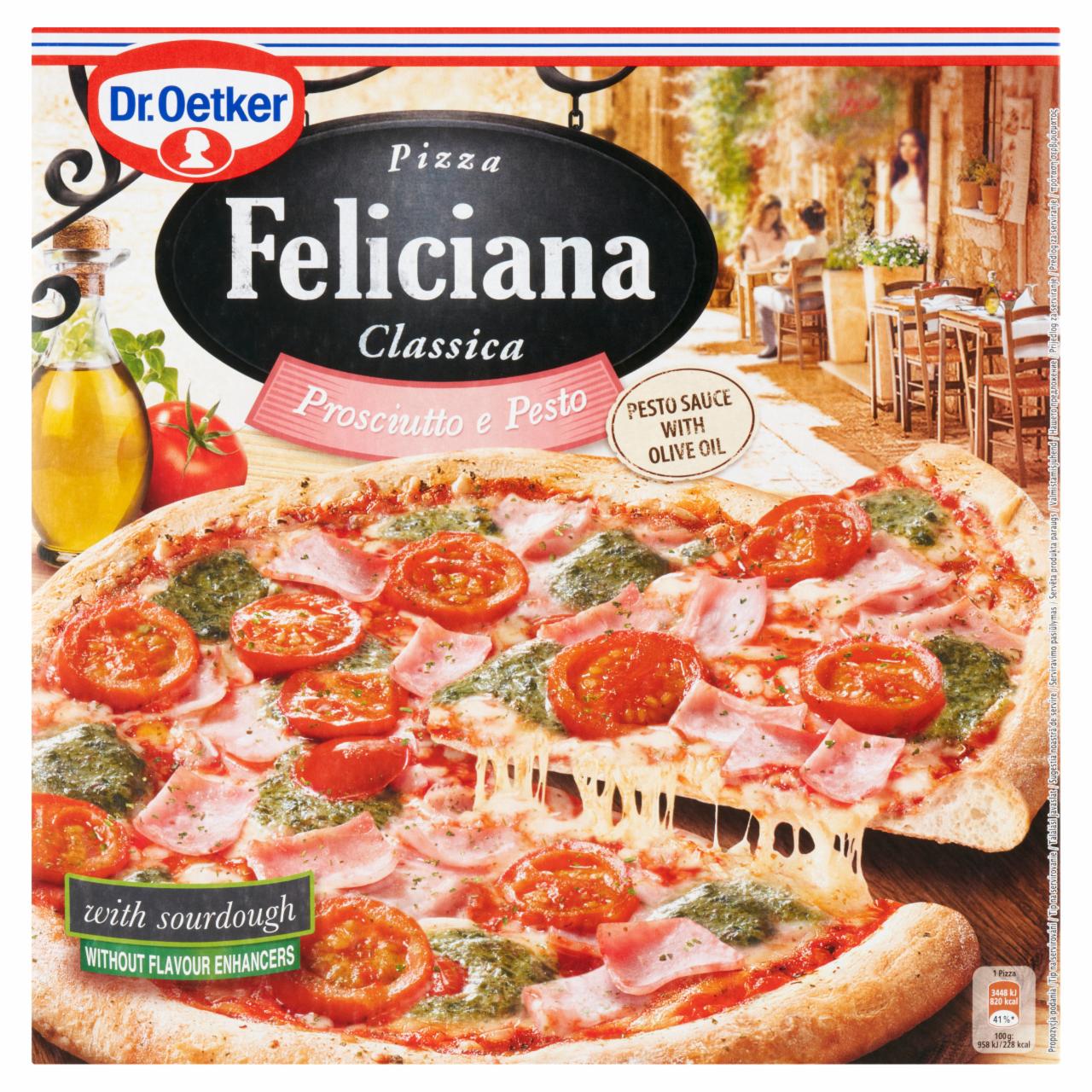 Zdjęcia - Dr. Oetker Feliciana Classica Prosciutto e Pesto Pizza 360 g