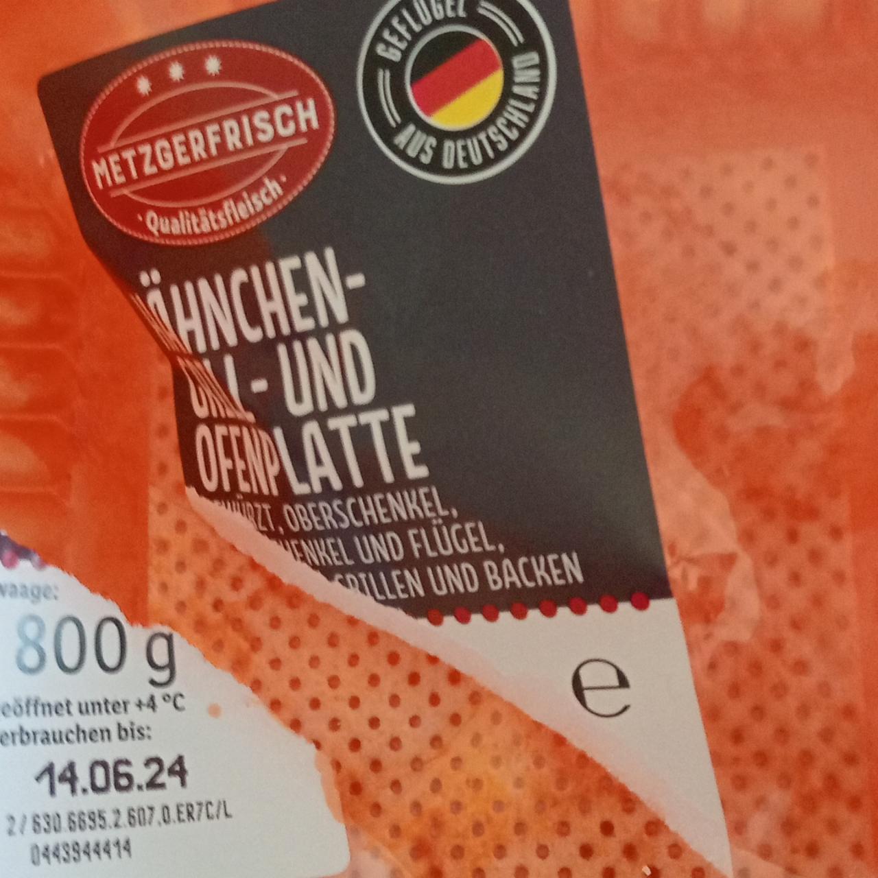 Zdjęcia - Hähnchen grill und ofenplatte Metzgerfrisch