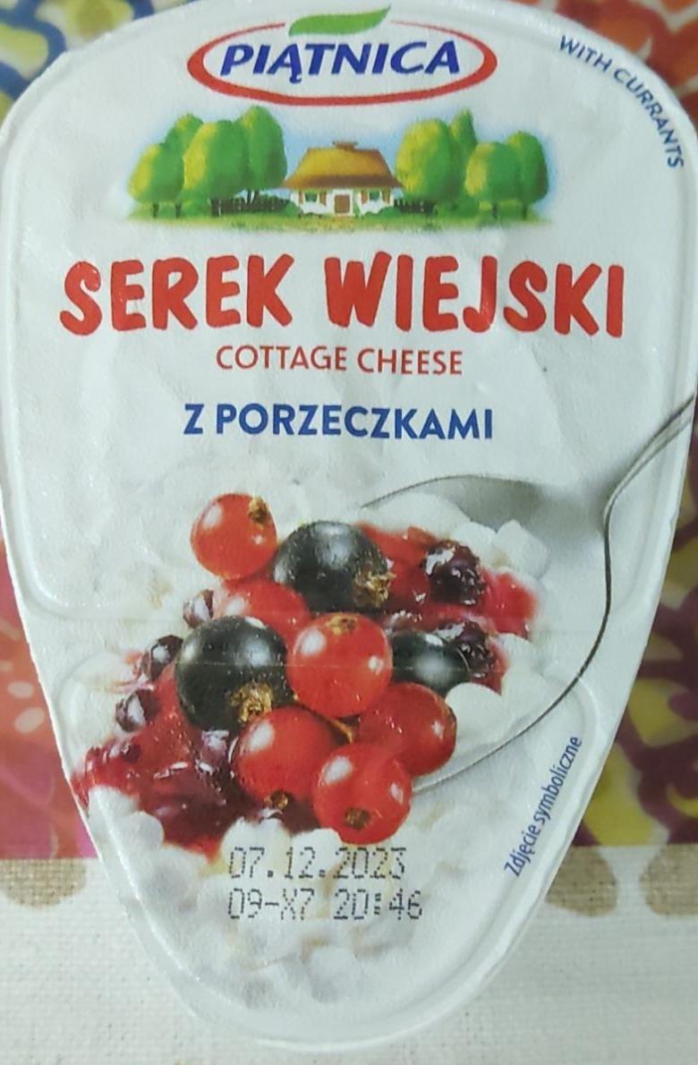 Zdjęcia - Serek Wiejski z porzeczkami Piątnica