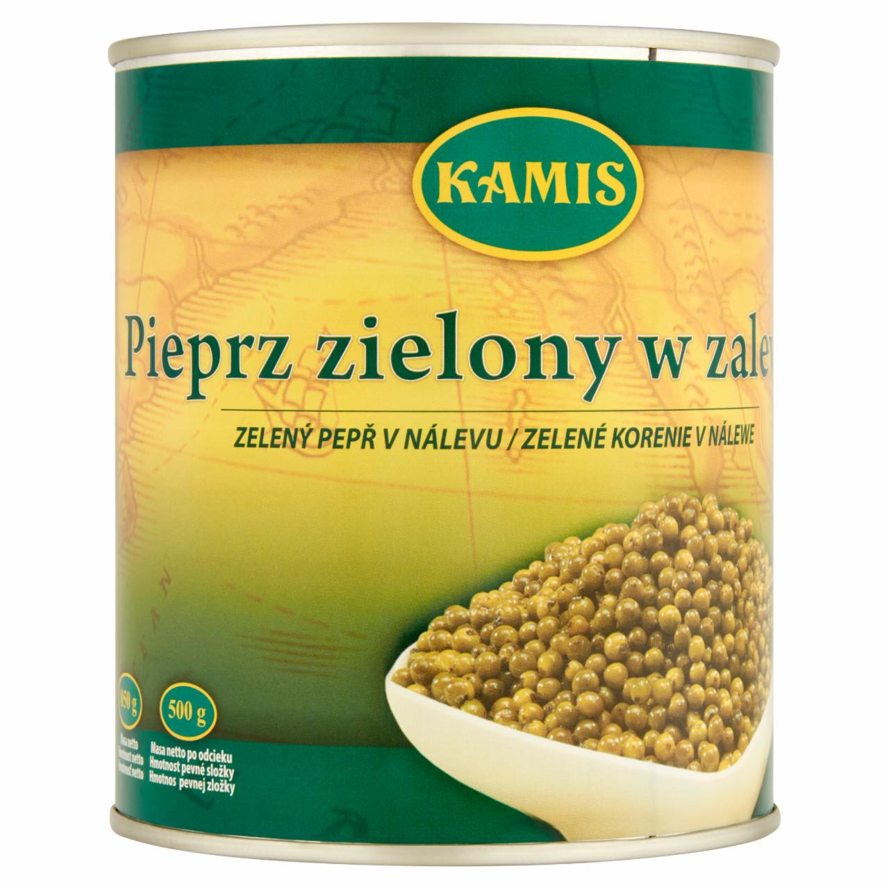 Zdjęcia - Kamis Pieprz zielony w zalewie 850 g