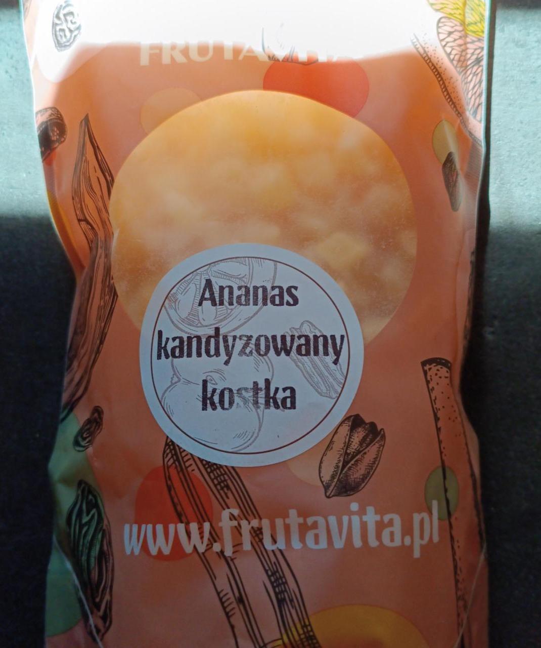 Zdjęcia - Ananas kandyzowany kostka Frutavita