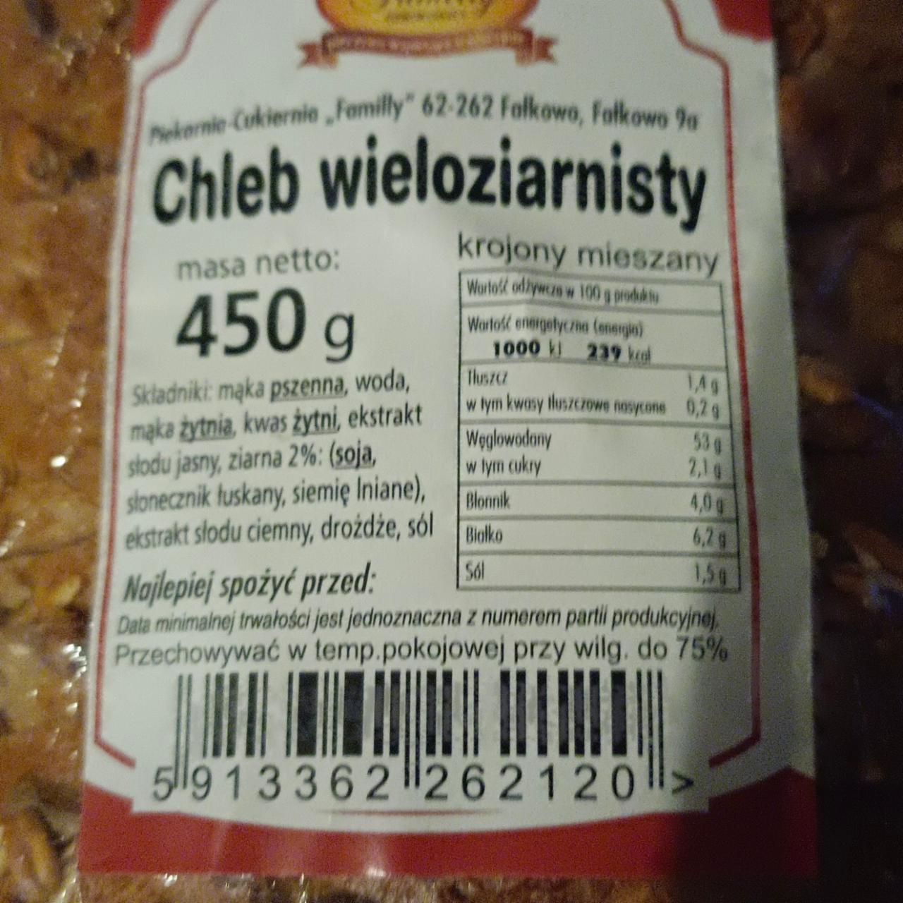 Zdjęcia - Chleb wieloziarnisty Piekarnia Cukiernia Family