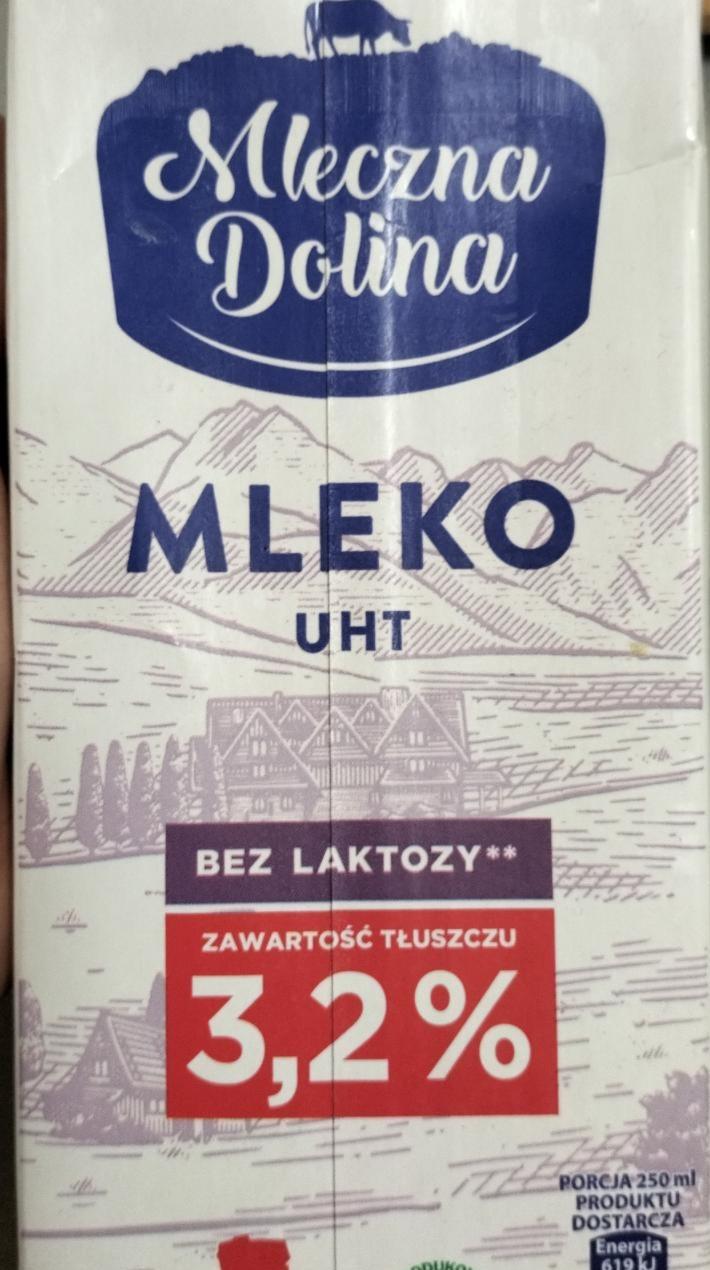 Zdjęcia - Mleko UHT bez laktozy 3,2 Mleczna Dolina